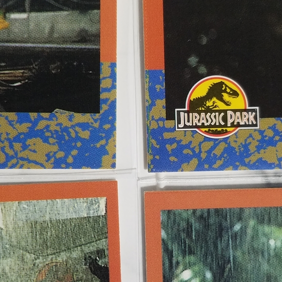 Vintage JP Topps Trading Cards Lot of 10 Jurassic Park Movie Cards Lot #11 - Picture 4 of 11